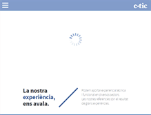 Tablet Screenshot of etics.es